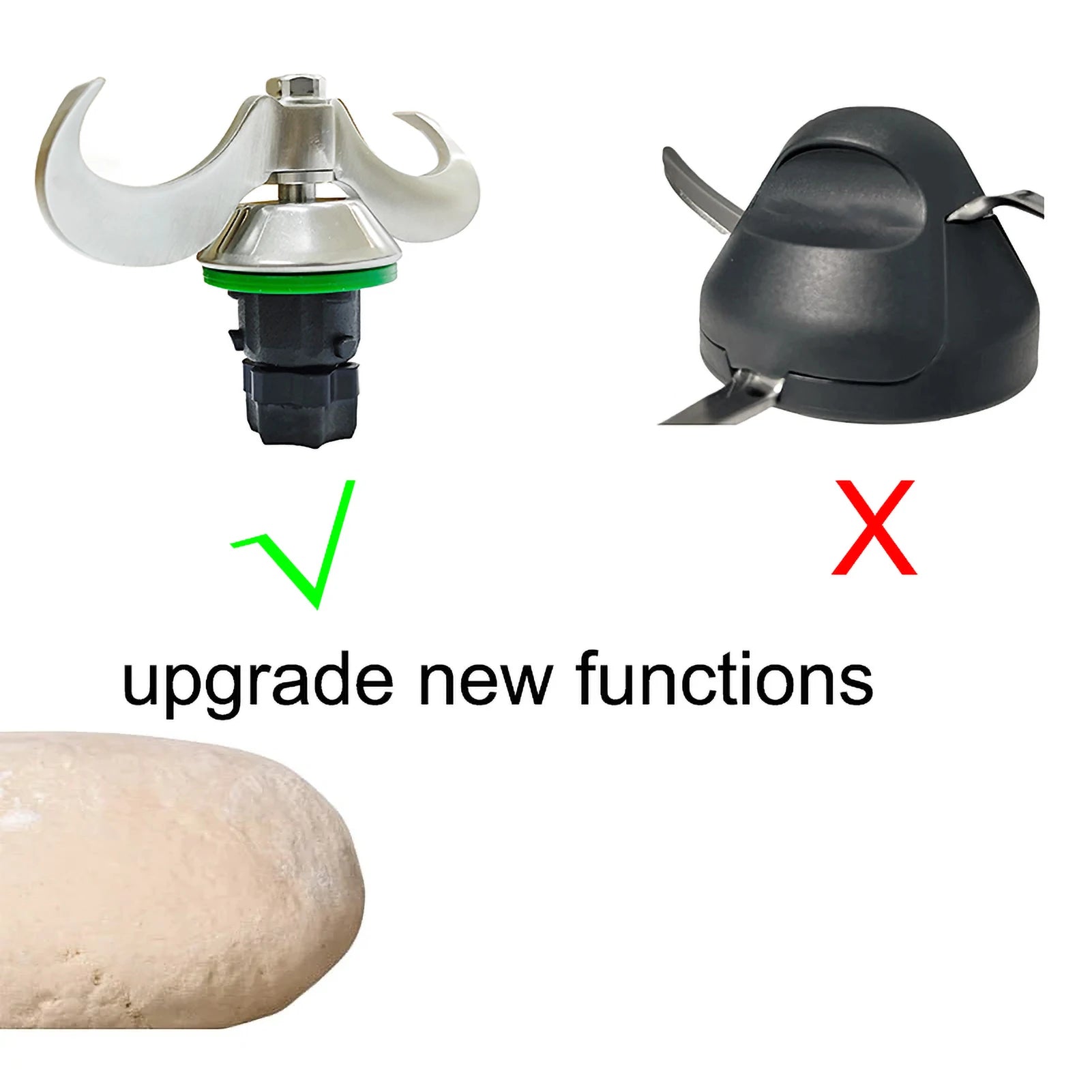 Lame Pétrin Compatible Thermomix TM5 / TM6 / TM7